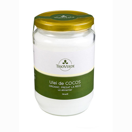 Ulei de cocos alimentar virgin organic - 720 ml.