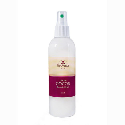 Ulei de cocos virgin certificat - spray 200 ml.