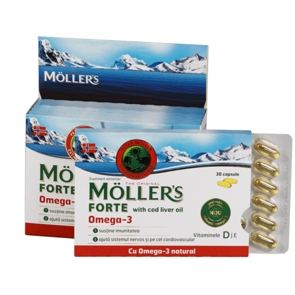 MÖLLER’S Forte Omega 3 with Cod Liver Oil - 150 capsule